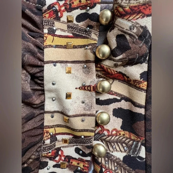 SIMONTON Says by George Simonton | women’s faux wrap top. SIZE: M. - Picture 9 of 9